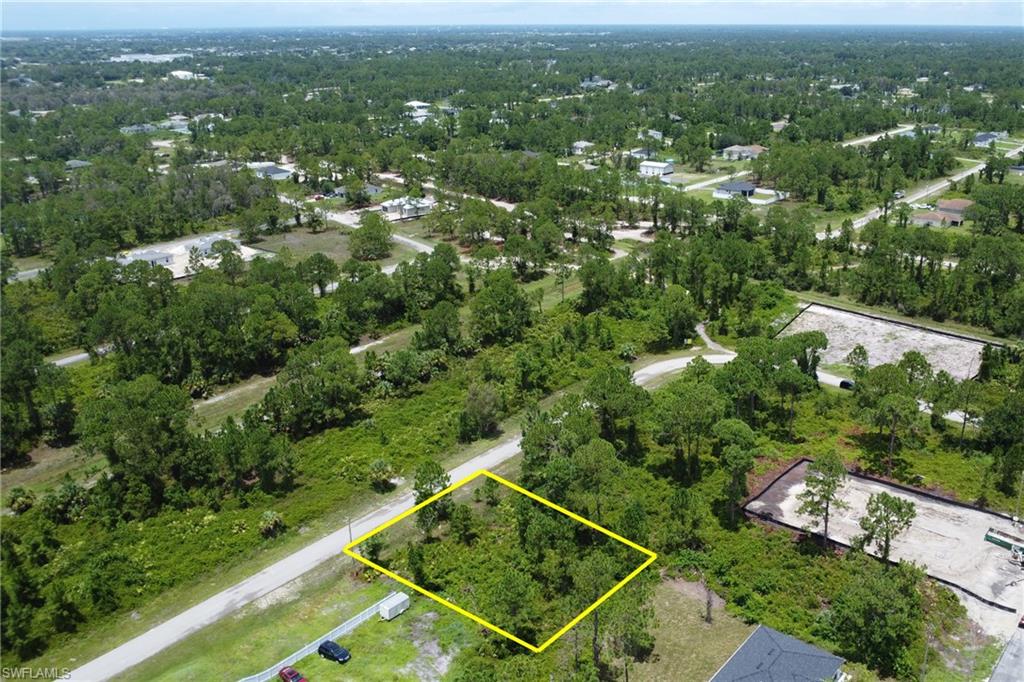 View of property location with property boundaries highlighted