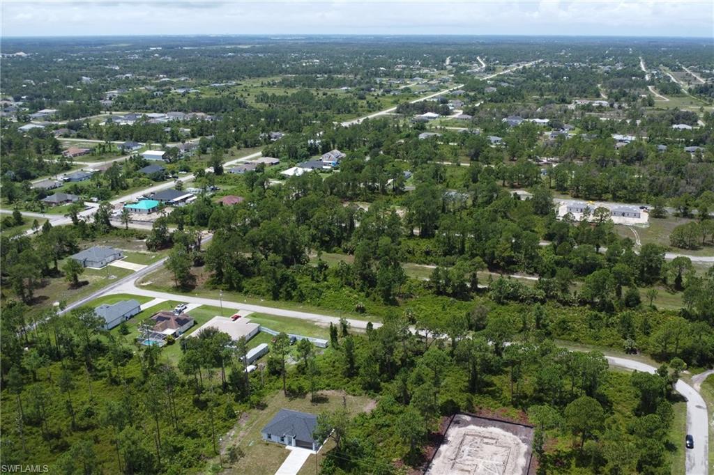 Aerial overview of property's location