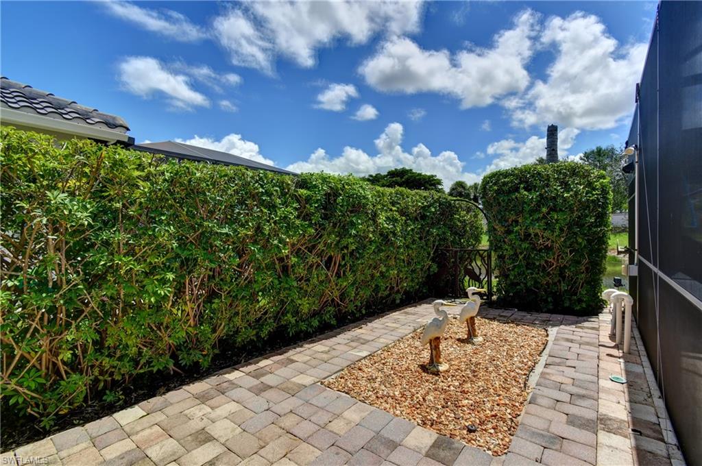 This is an extension just off the pool area that has a gate and provides extra space for children and pets.