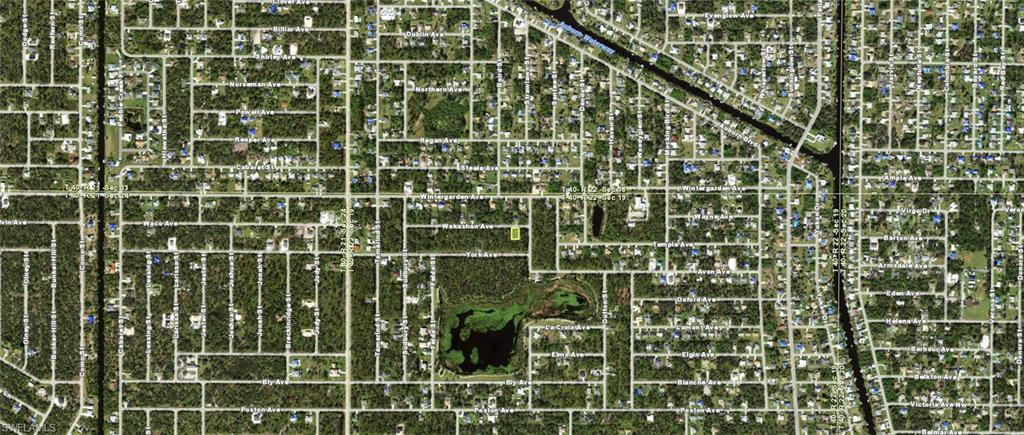 Aerial view of property's location