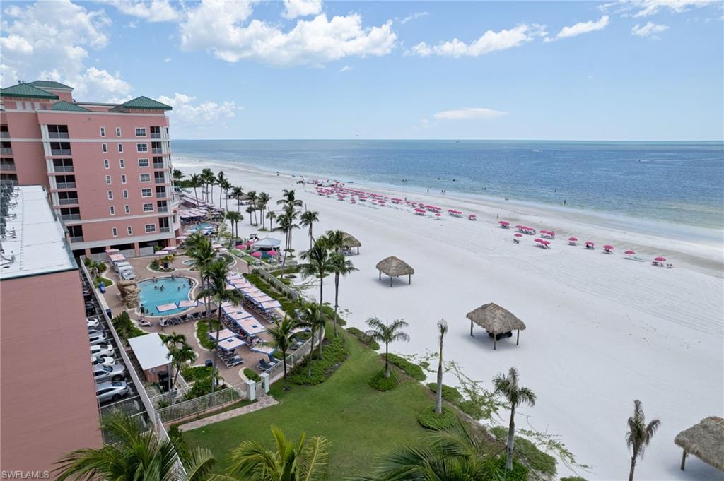 The beachview...and those notable pink umbrellas!