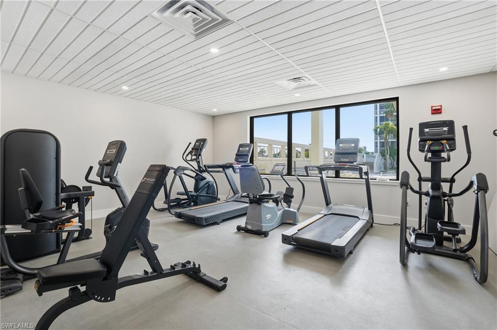 Community fitness room - Virtually Edited Image
