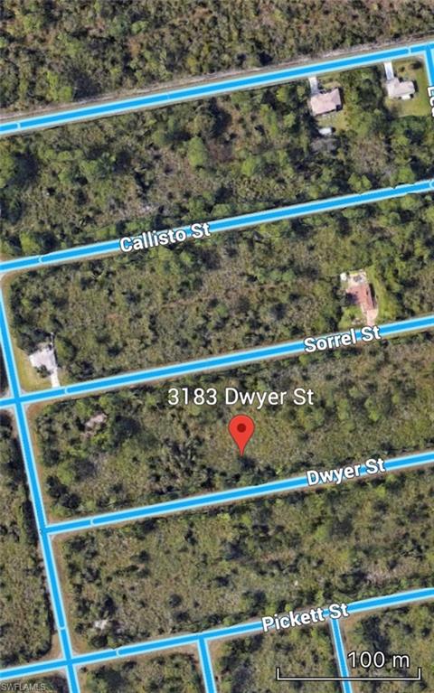 Map / location with property boundaries highlighted