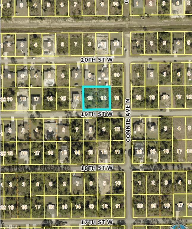 Map / location featuring property boundaries highlighted