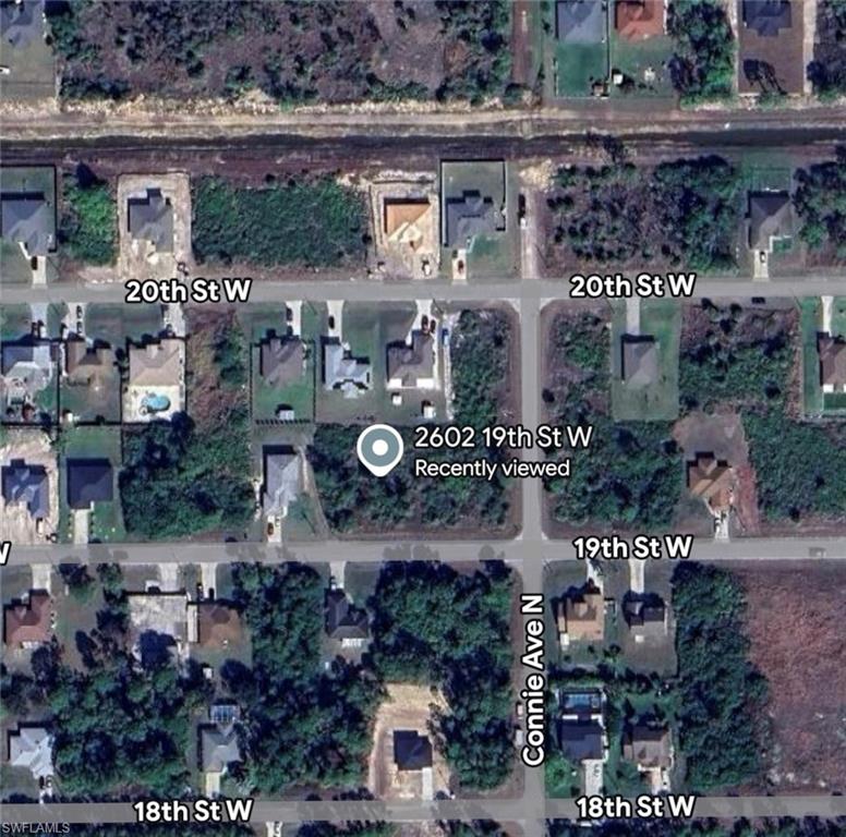 Aerial overview of property's location