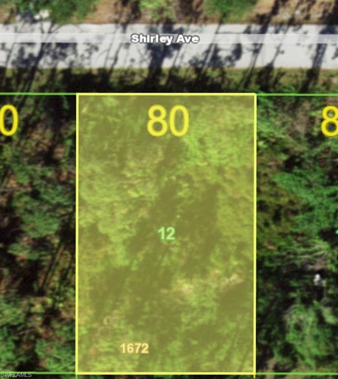 Map / location with property boundaries highlighted