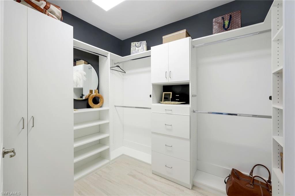 Custom primary closet