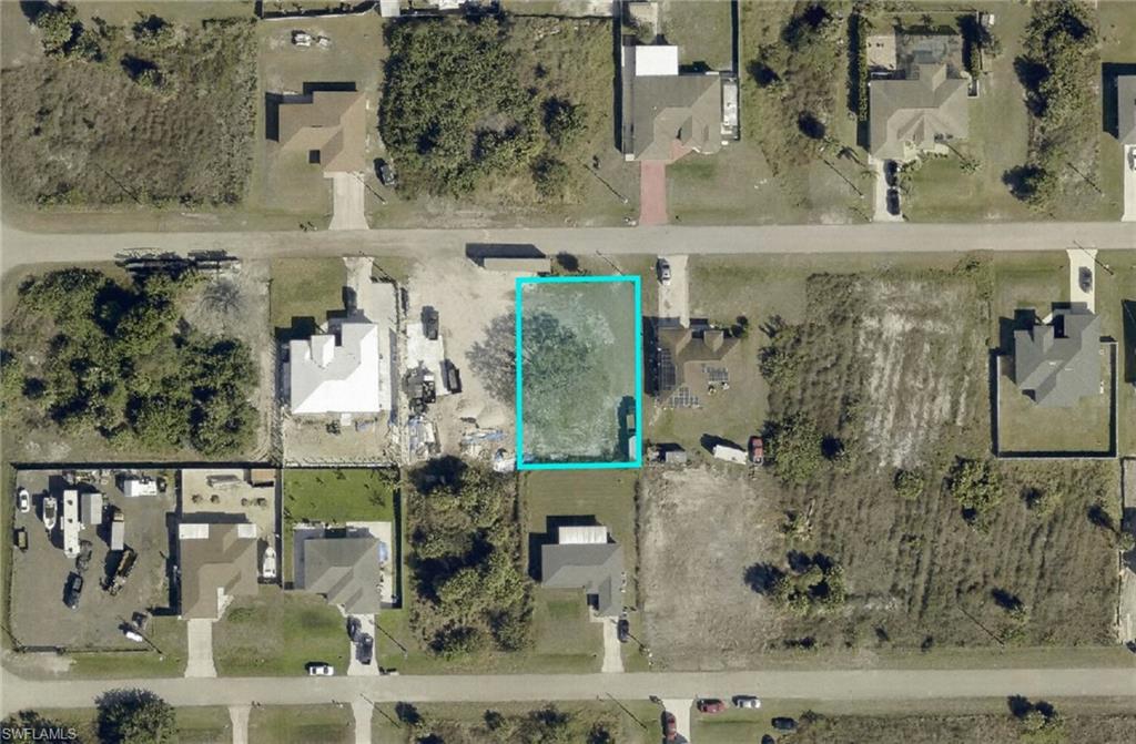 Map / location with property parcel outlined