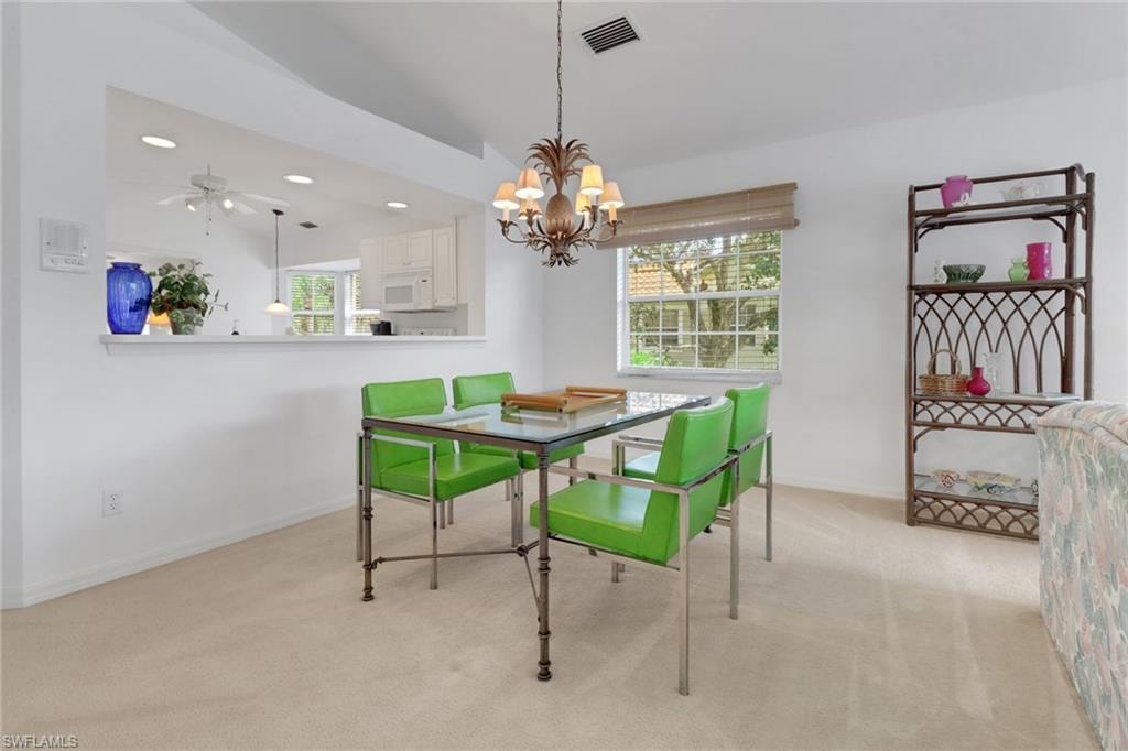 Light and Bright dining area