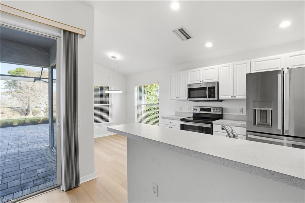 View From Bar to Bright Light and bright windows in Breakfast nook
