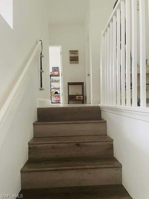 View of stairway