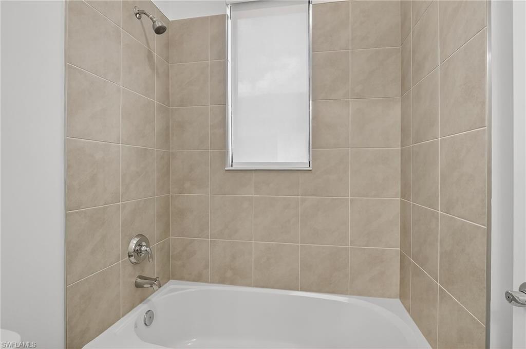 Bathroom featuring shower / tub combination