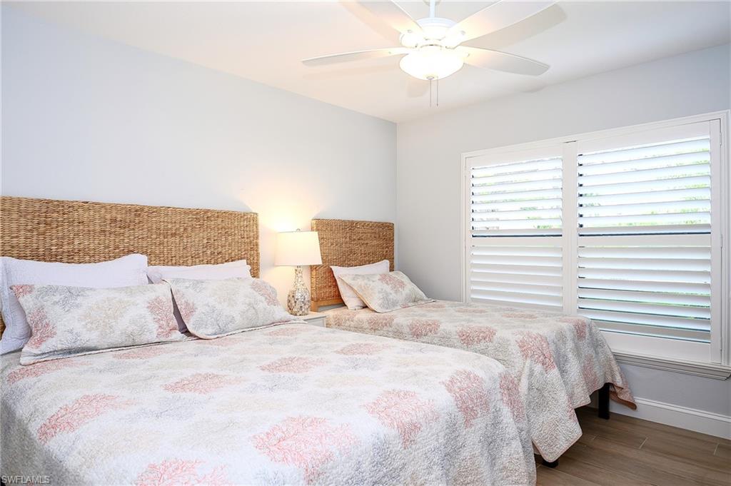2nd Bedroom with a queen and twin beds