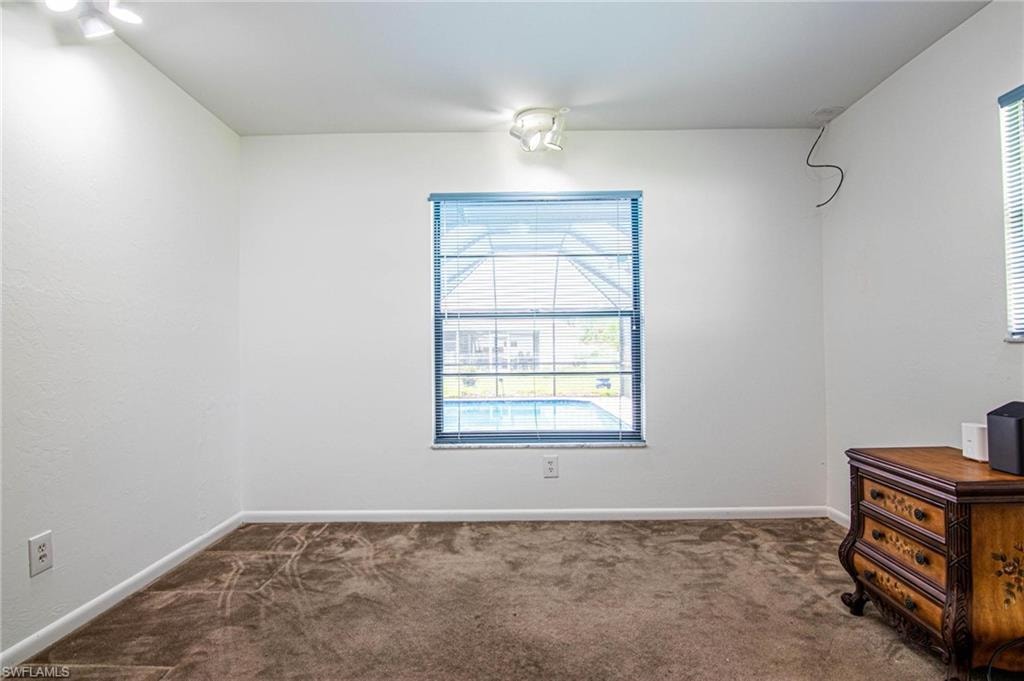 Guest bedroom1 offers nice view of the outside pool area!