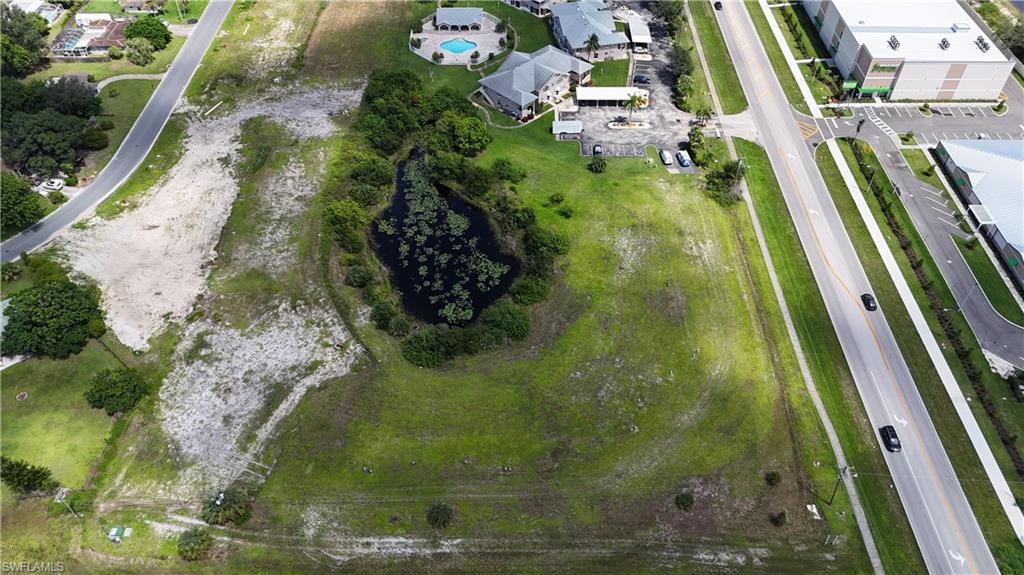 Aerial overview of property's location