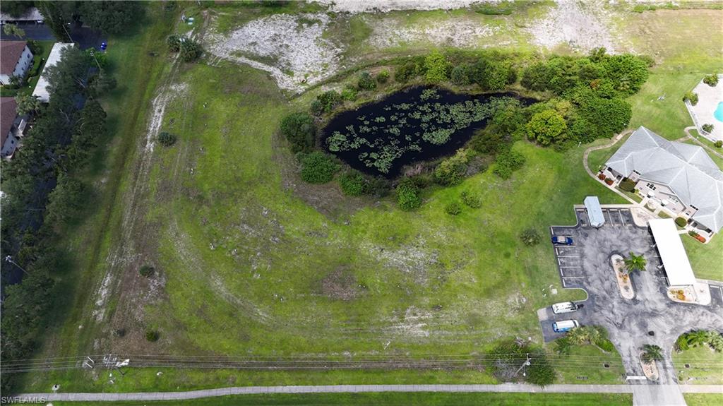 Aerial view of property's location
