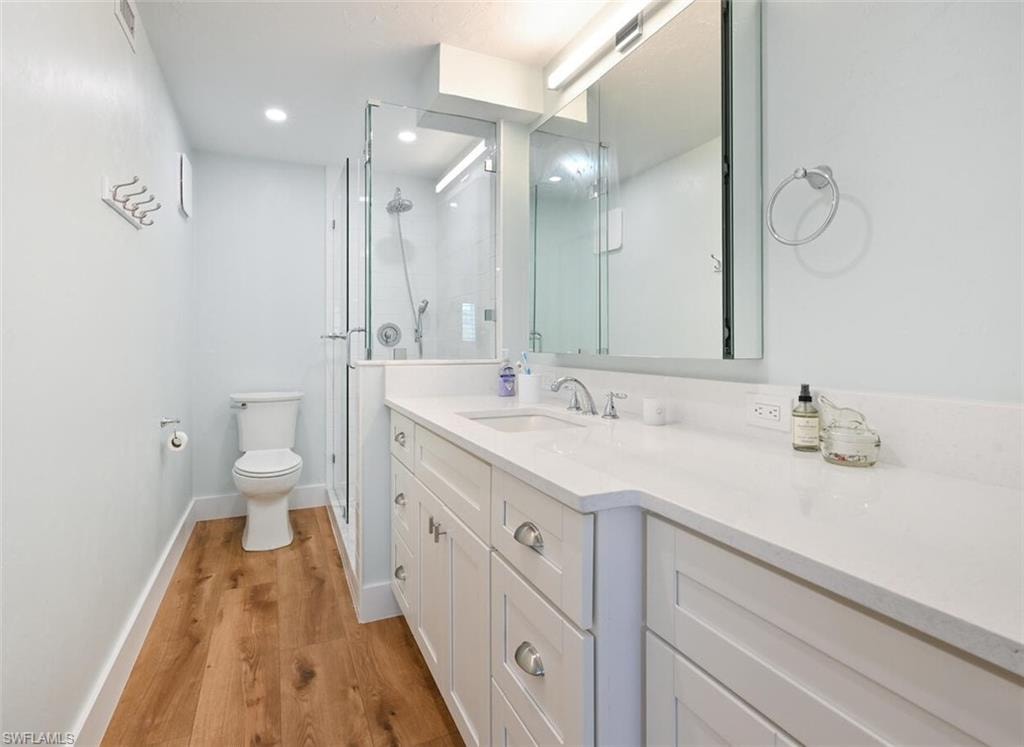 Master Bath with Step-in Glass Shower
