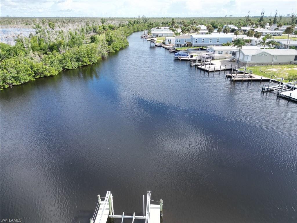 Looking South from the home.  Large water view