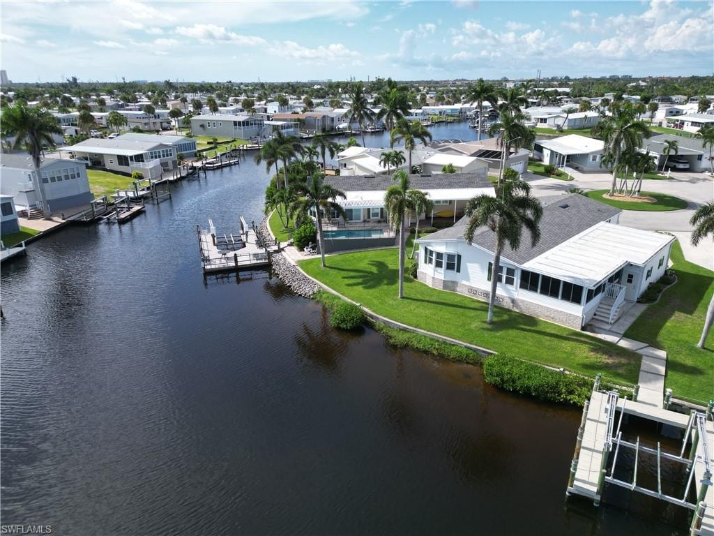 Looking North up the canal on the West