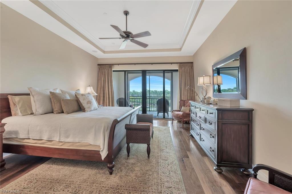 Water & Golf course views from master suite