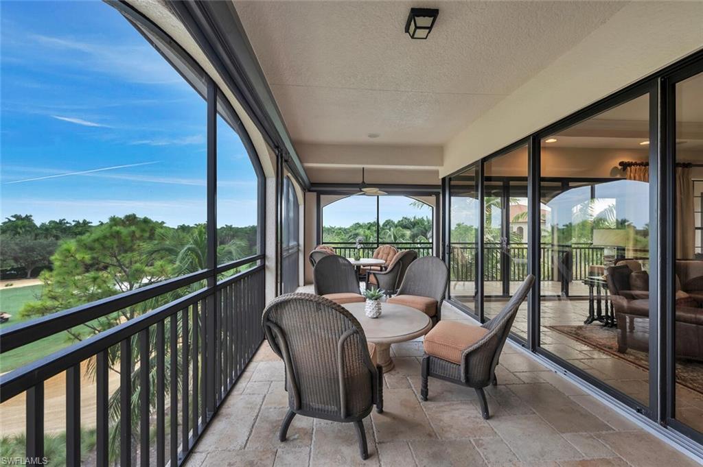 Over 1,000 sq. ft. of wrap-around balcony with BIG golf course views..