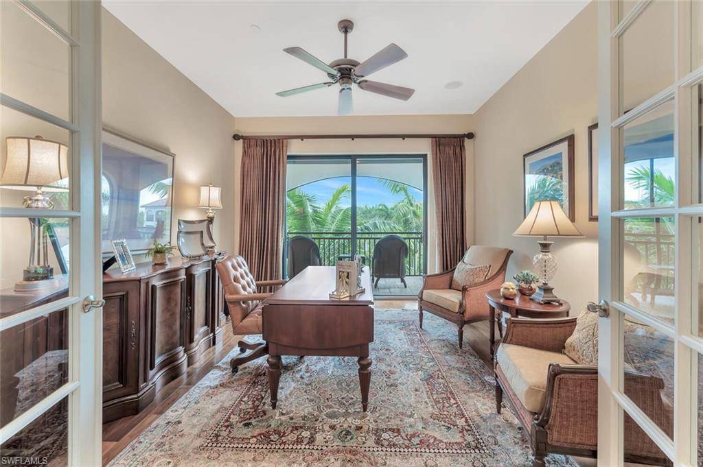 Private office with screened balcony