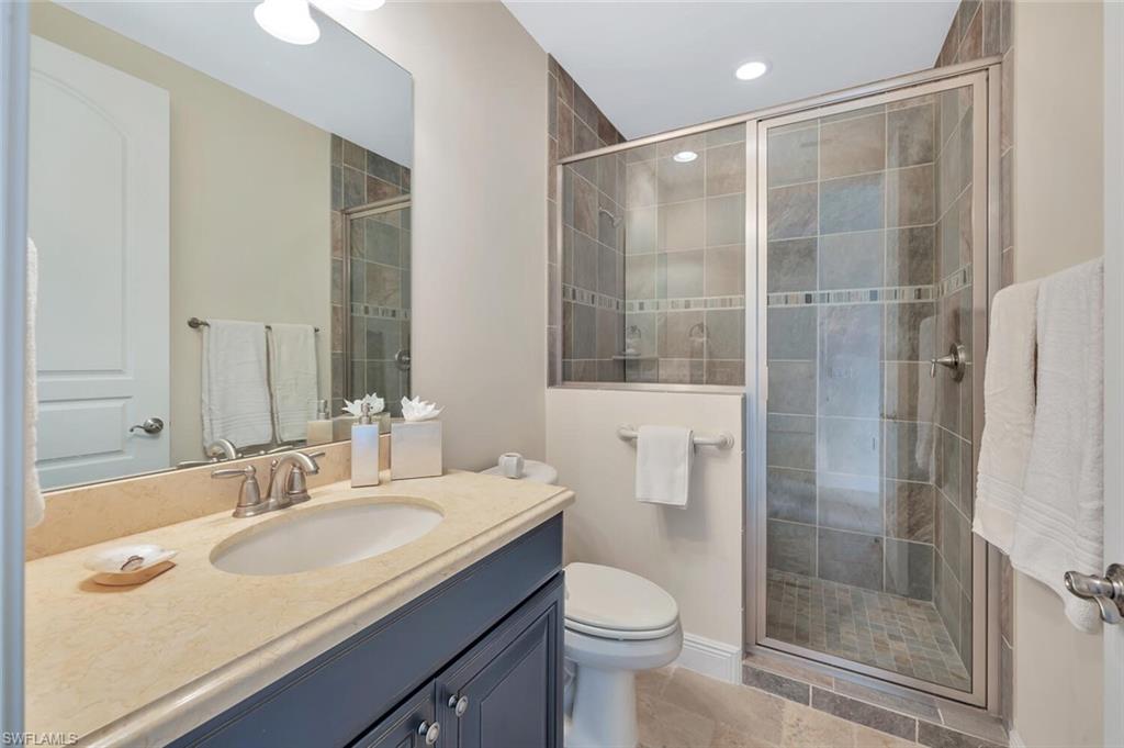 Generous size guest suite bath