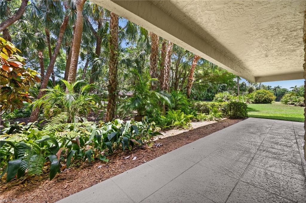 Expansive garden patio morning oriented!