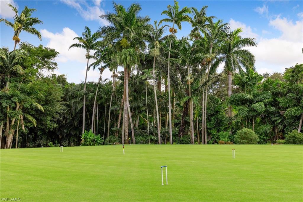 World class croquet court!