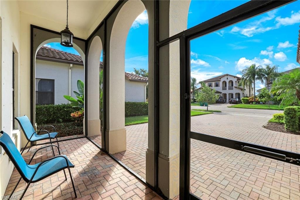 Unfurnished sunroom with healthy amount of natural light