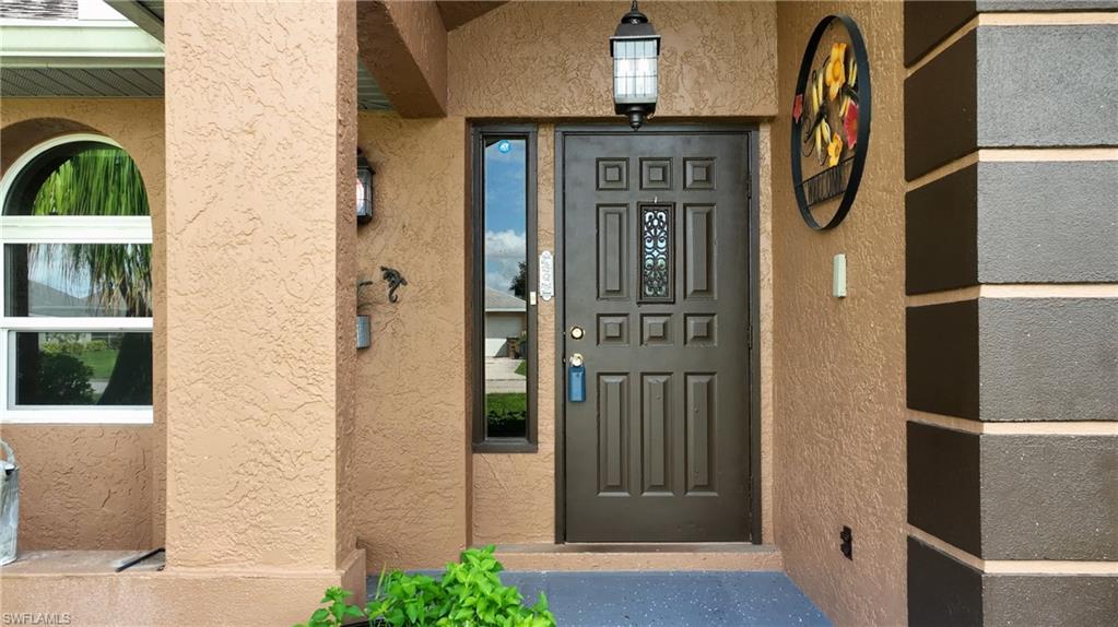 Front door and porch