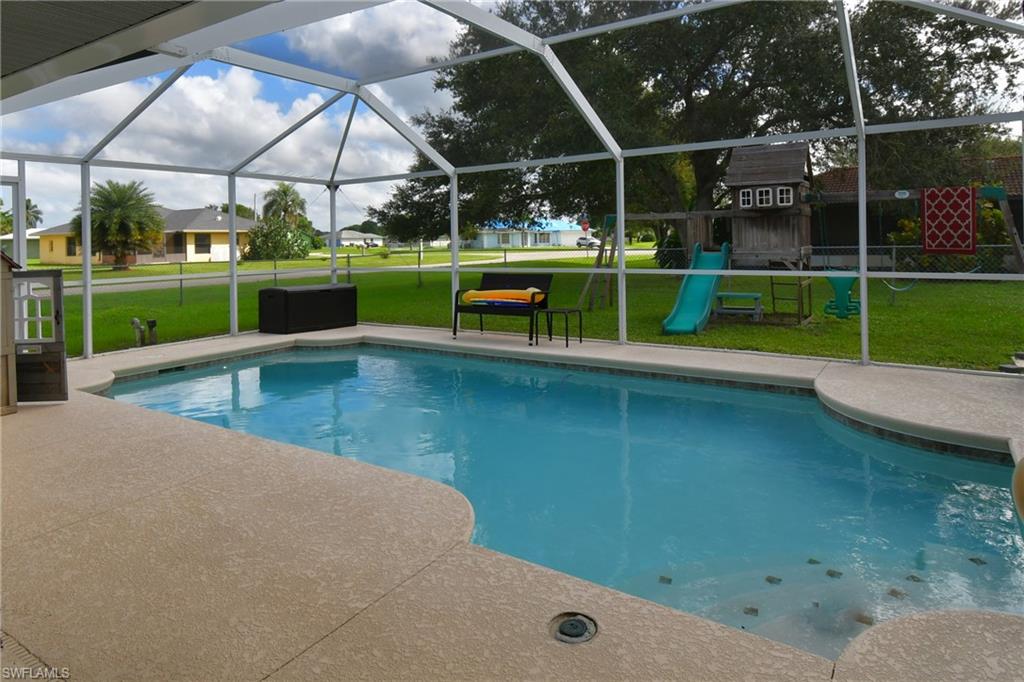 solar heated saltwater pool