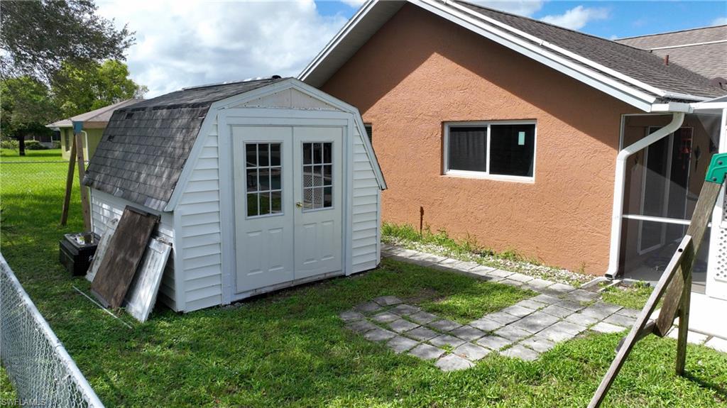 shed for extra storage