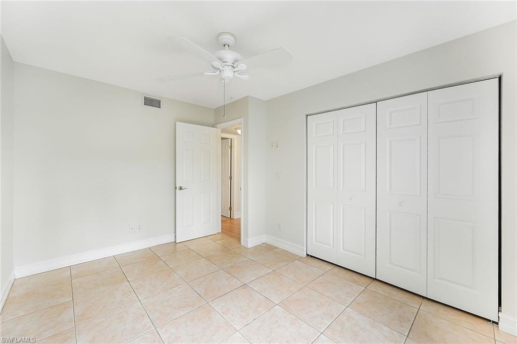 Guest Bedroom with a large closet