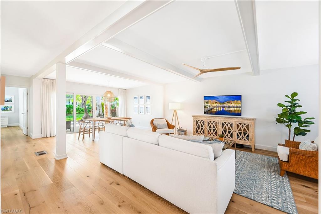 Wood floors throughout
