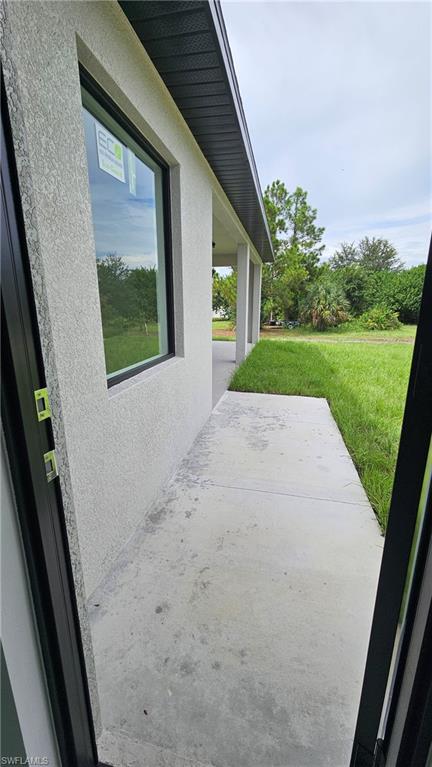 View of patio