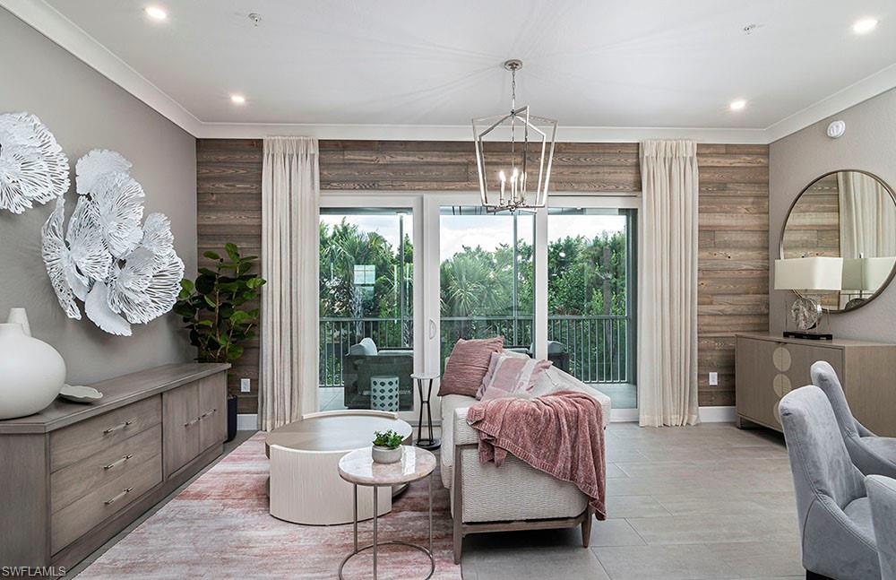 Open Living/Dining/Kitchen Staged Model