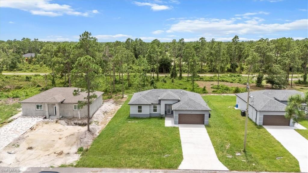 View from above of property