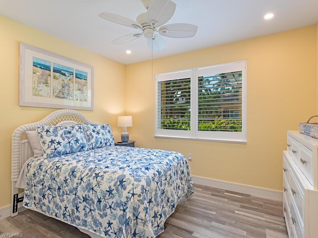 Enjoy waking up to charming courtyard views.