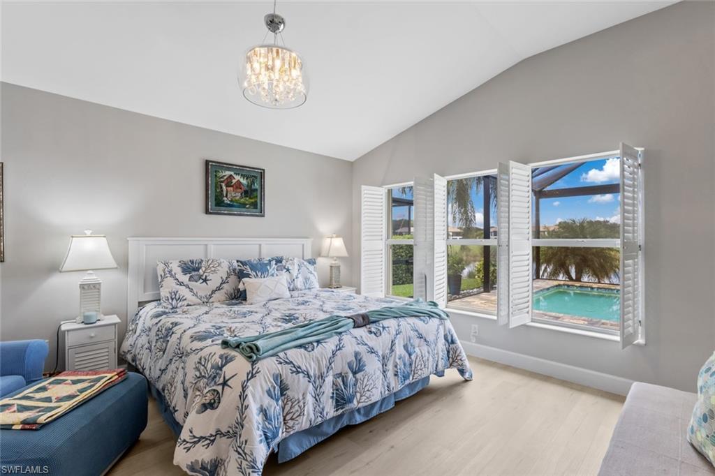 Primary Suite with views of water and golf course