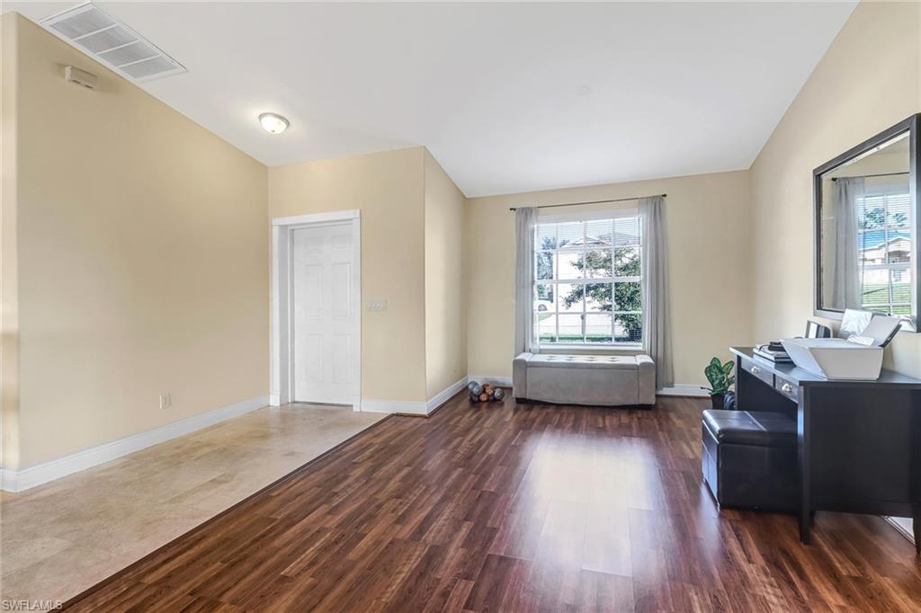 Dining space featuring baseboards