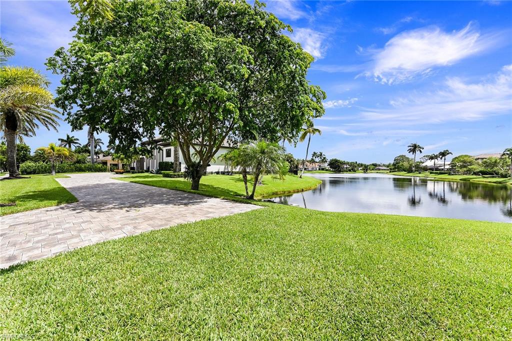 Side yard/lake/extended driveway