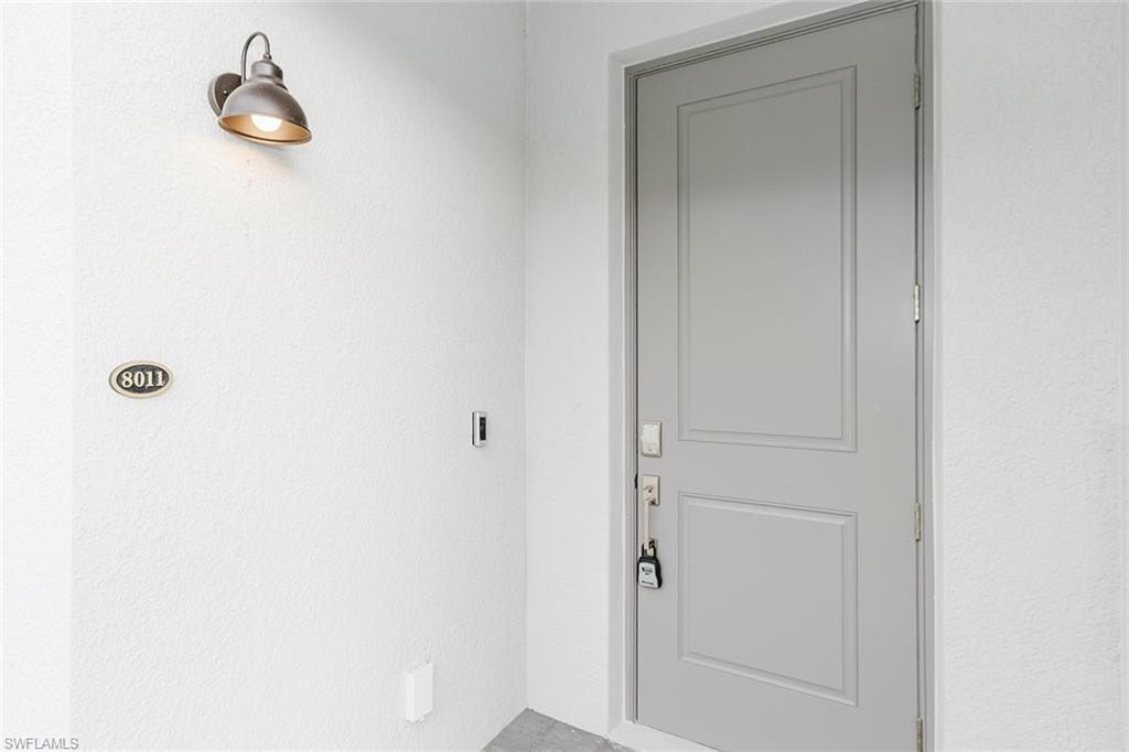 Doorway to property