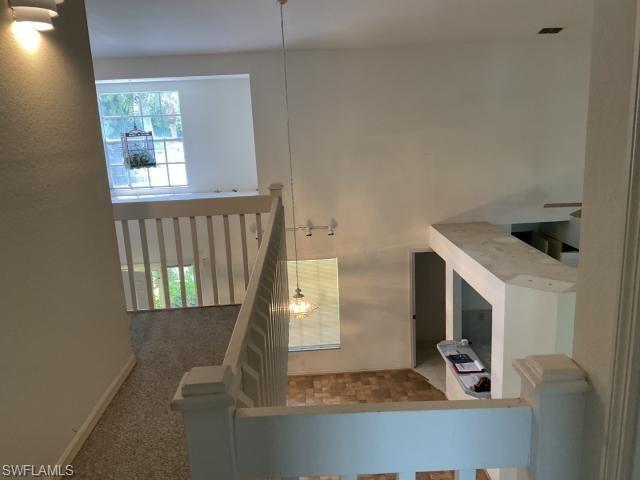 Stairs with carpet
