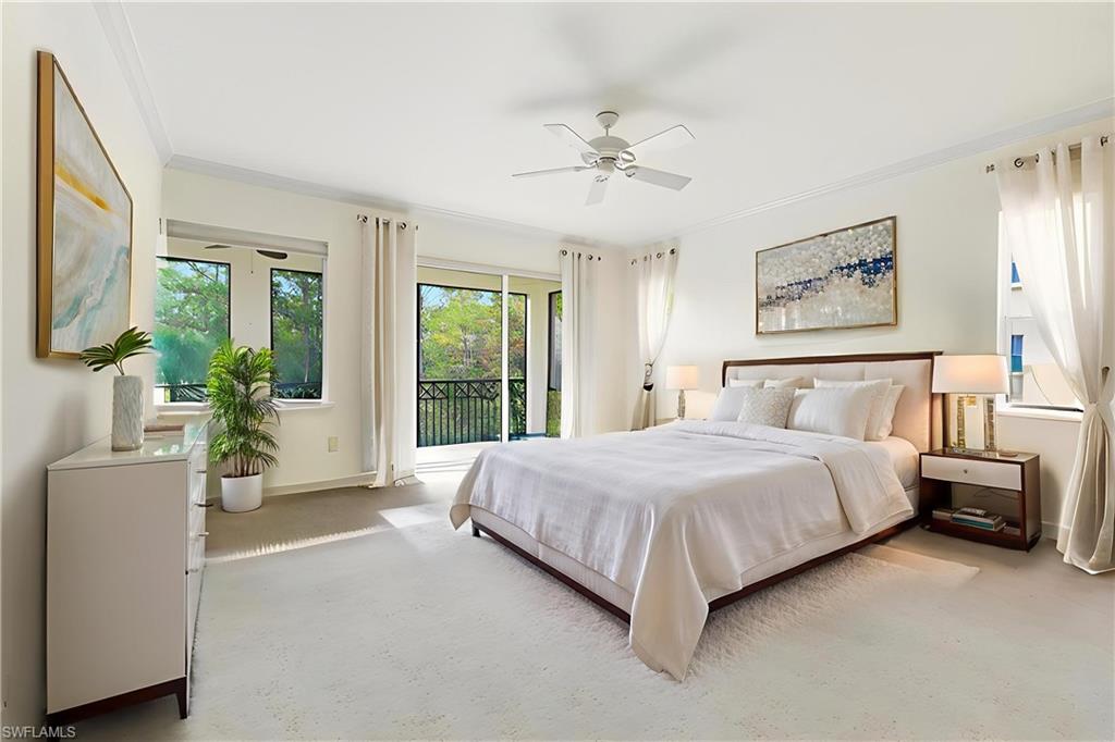 Virtually staged to show furniture options.