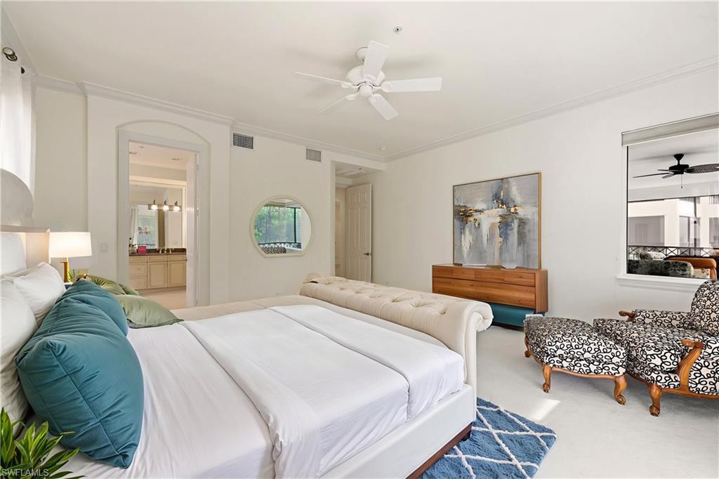 Virtually staged to show furniture options.