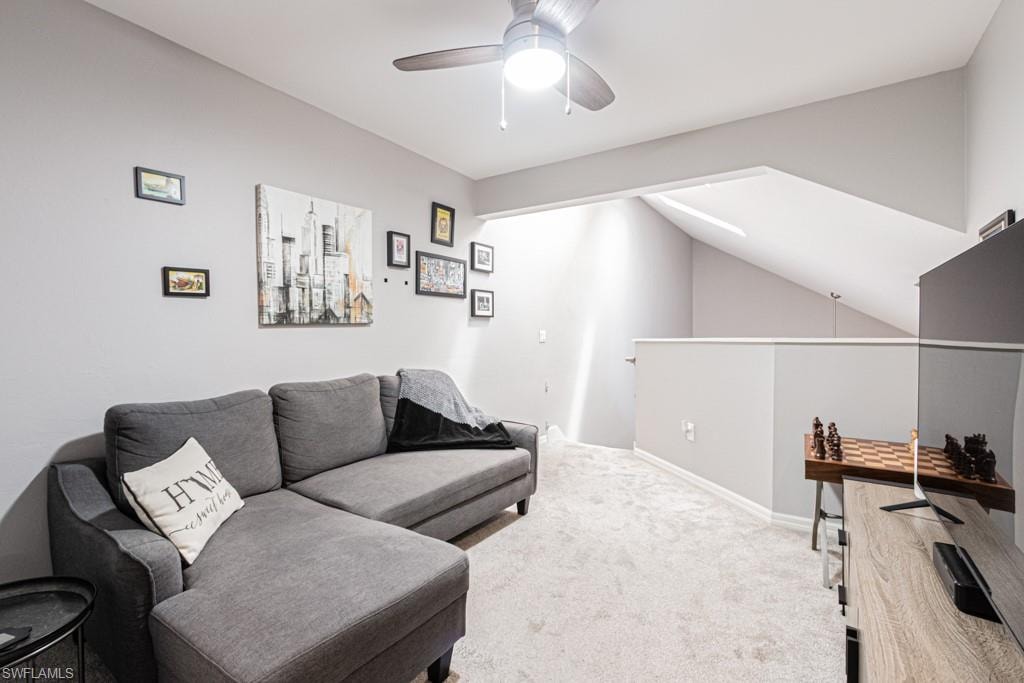 Den/Loft with fan