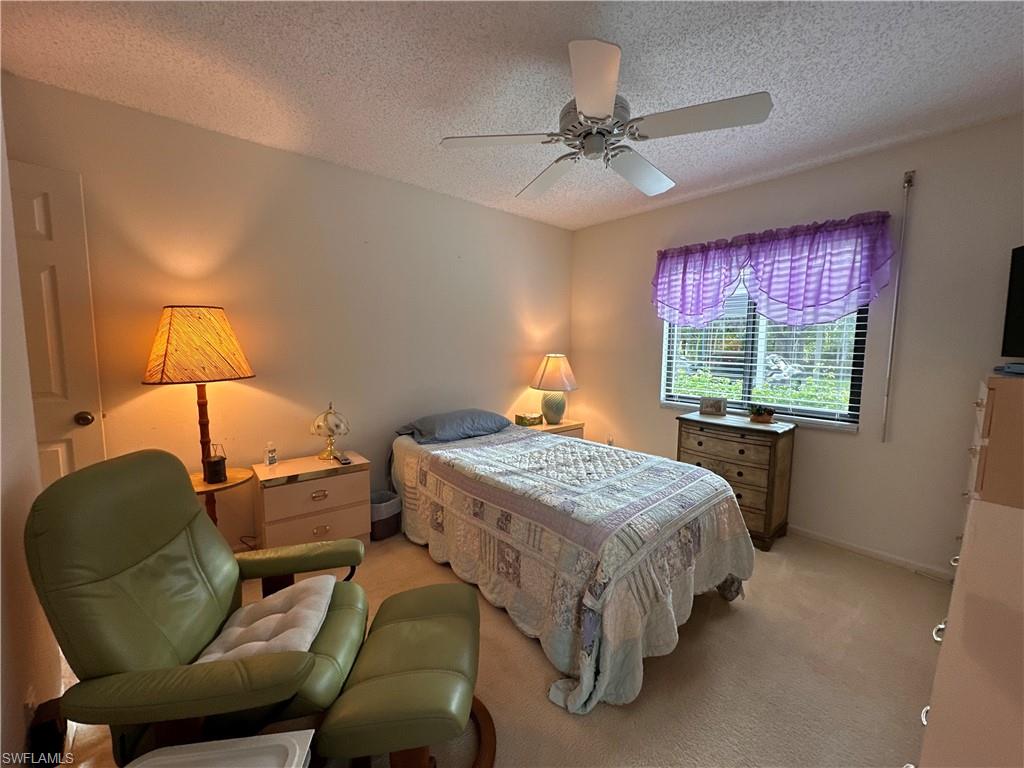 Carpeted bedroom