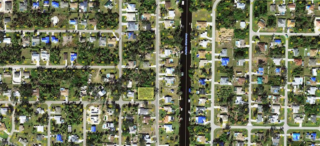 Aerial overview of property's location