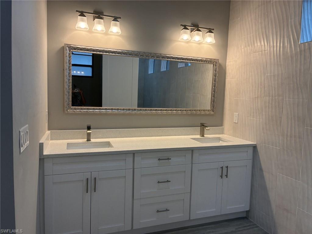 Bathroom for future pool.